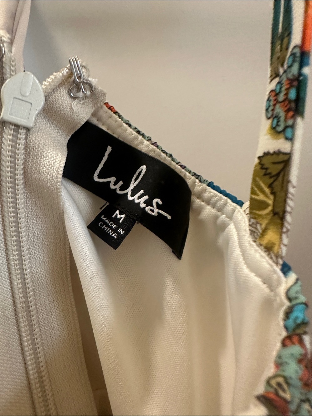 Lulu's Floral Floor Length Halter Gown - Picture 3 of 4